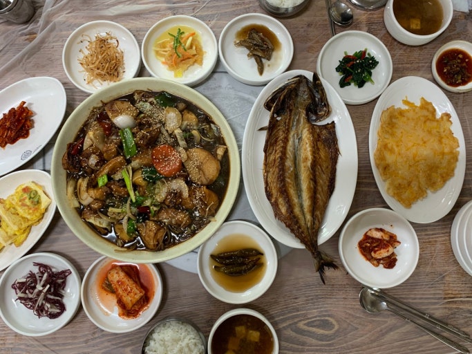 석식[안동찜닭+안동간고등어 정식]