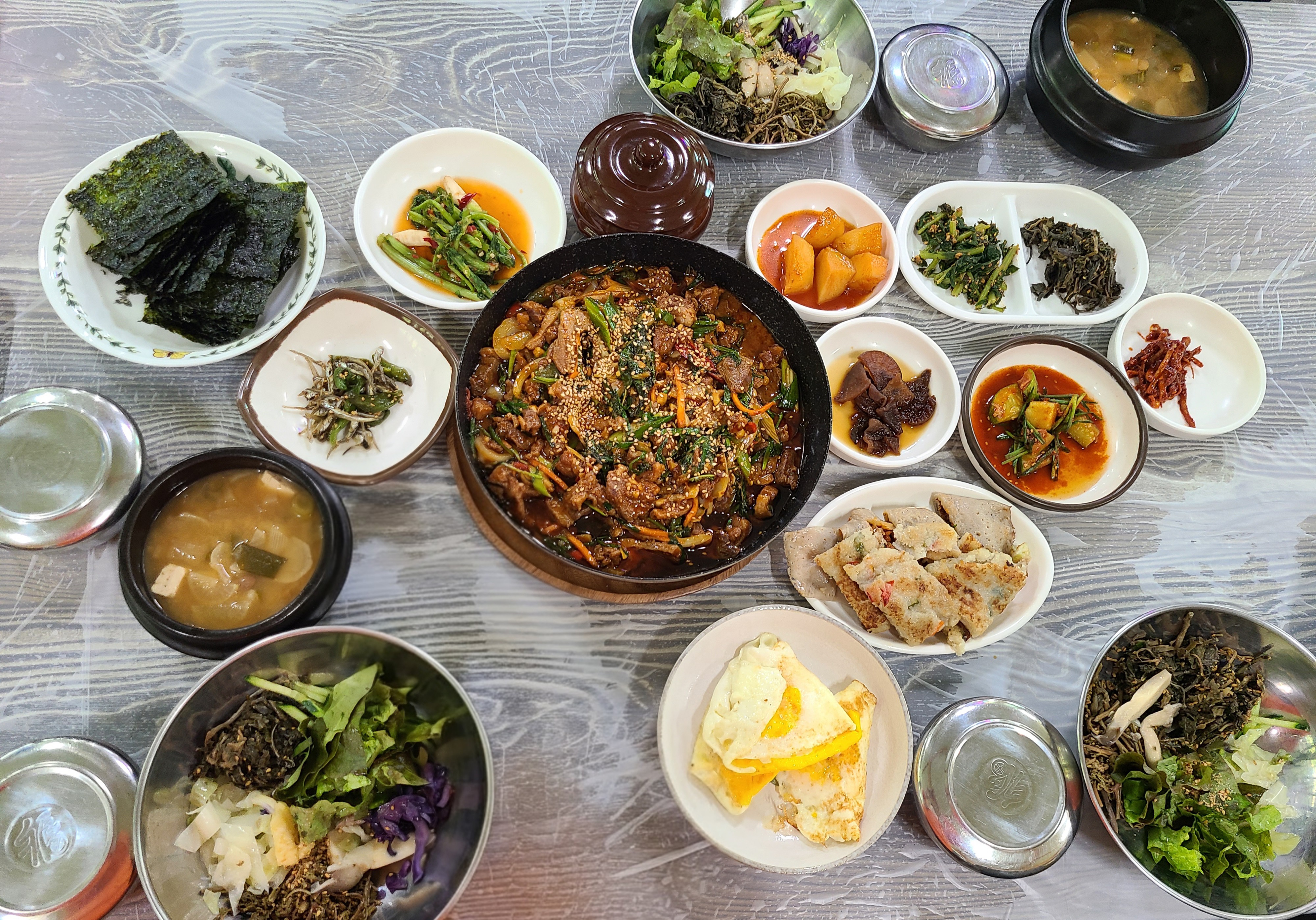 중식[산채비빔밥+제육볶음]